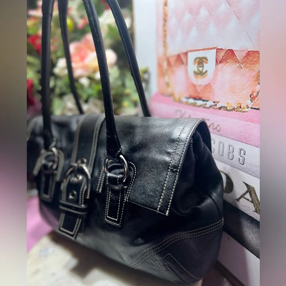 Coach vintage soho black satchel GUC - Picture 7 of 14